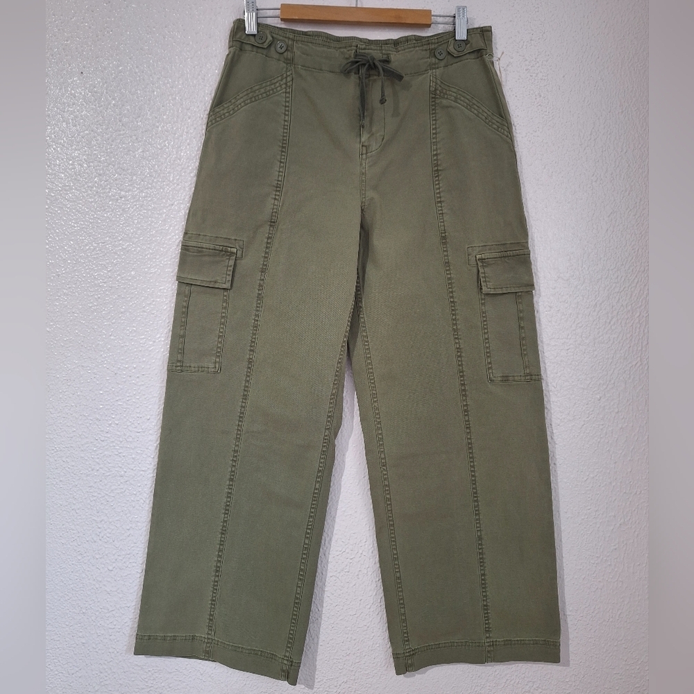 Splendid Olive Wide Leg Cargo Pants